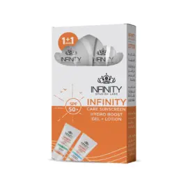 عرض واقي الشمس من انفينيتي: جل + لوشن للحماية من الشمس SPF 50+